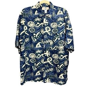 Silk Uomo by NAK 100% Silk Shirt L‎